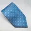 Equetech Showing Tie Polka Dot Junior Blue/White
